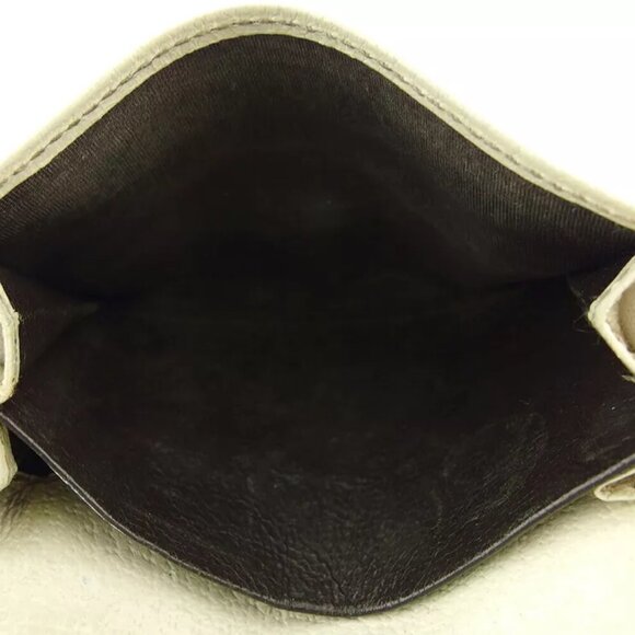 AUTHENTICITY GUARANTEED GUCCI card case GG canvas beige white canvas ?~ leather - Picture 7 of 9